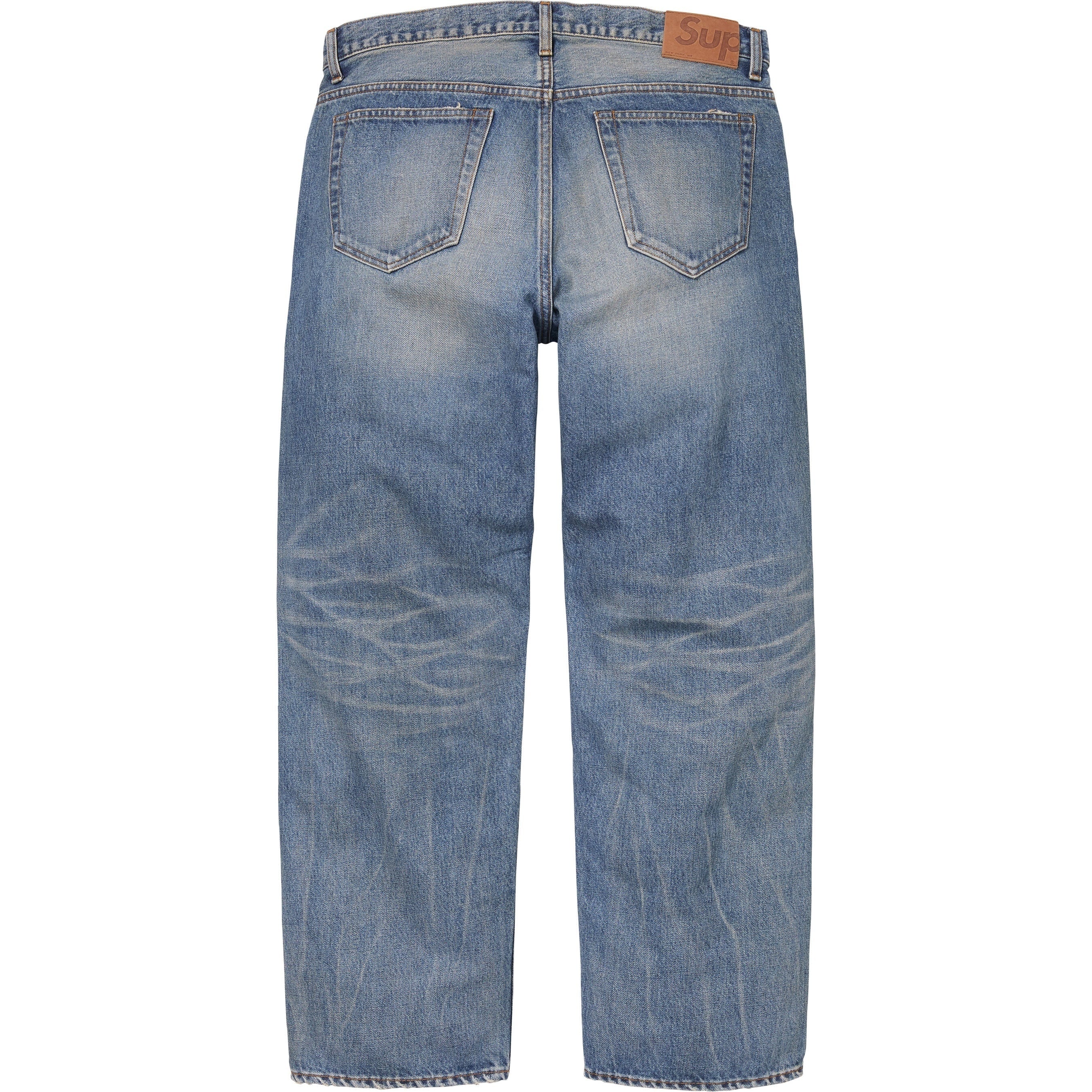 Distressed Loose Fit Selvedge Jean view 7